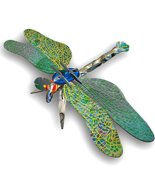 Kidsonroof Totem Libellula - Dragonfly (Cartone Riciclato e Biodegradabile!) Kit Fai Da Te