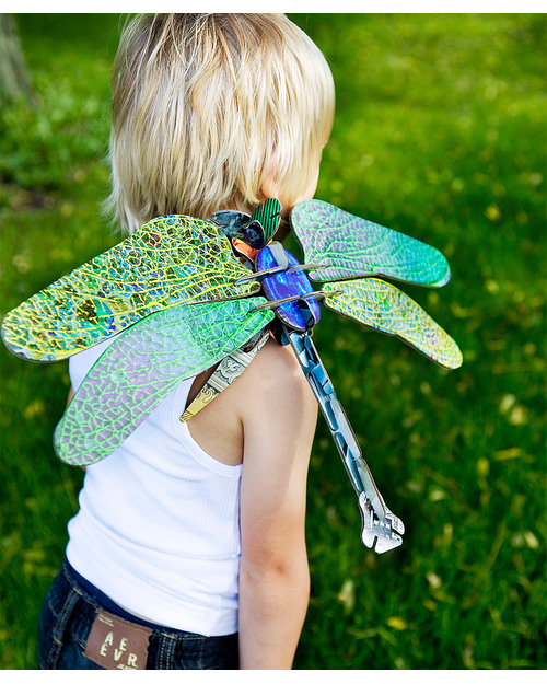 Kidsonroof Totem Libellula - Dragonfly (Cartone Riciclato e Biodegradabile!) Kit Fai Da Te