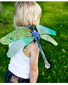 Kidsonroof Totem Libellula - Dragonfly (Cartone Riciclato e Biodegradabile!) Kit Fai Da Te