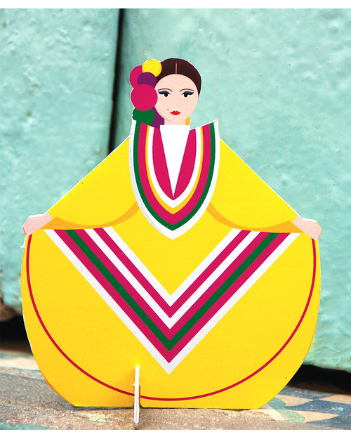 Kidsonroof Totem Popoli del Mondo - People of the World (Cartone Riciclato e Biodegradabile!) Kit Fai Da Te
