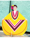 Kidsonroof Totem Popoli del Mondo - People of the World (Cartone Riciclato e Biodegradabile!) Kit Fai Da Te