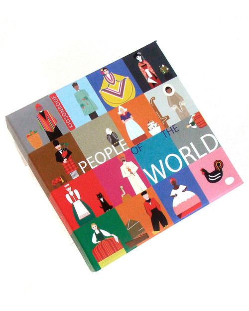 Kidsonroof Totem Popoli del Mondo - People of the World (Cartone Riciclato e Biodegradabile!) Kit Fai Da Te
