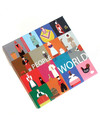 Kidsonroof Totem Popoli del Mondo - People of the World (Cartone Riciclato e Biodegradabile!) Kit Fai Da Te