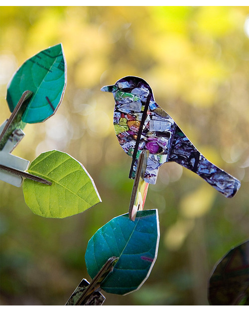 Kidsonroof Totem Tree (Cartone Riciclato e Biodegradabile!) - Kit Fai Da Te