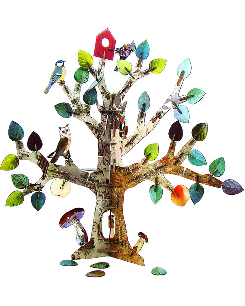 Kidsonroof Totem Tree (Cartone Riciclato e Biodegradabile!) - Kit Fai Da Te