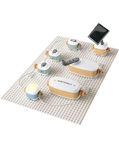 Kidywolf Il Mio Primo Kit Elettrico - 18 pezzi - Scopri il Mondo dell’Energia Giochi STEM