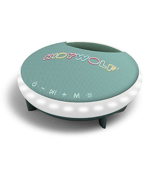 Kidywolf Karaoke per Bambini - Verde - 2 Microfoni e 2 Altoparlanti Lettori Audio