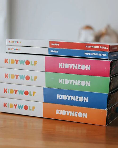Kidywolf Kit Creativo Kidyneon - Rosa - Crea e Illumina le tue Idee Disegnare e Colorare