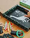 Kidywolf Kit Creativo Kidyneon - Verde - Crea e Illumina le tue Idee Disegnare e Colorare