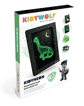 Kidywolf Kit Creativo Kidyneon - Verde - Crea e Illumina le tue Idee Disegnare e Colorare