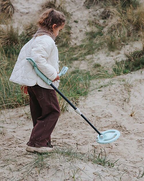 Kidywolf Metal Detector con Braccio Telescopico - Verde - Strumento di Ricerca Facile e Divertente - 6+ anni Giochi da Esterno_