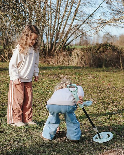 Kidywolf Metal Detector con Braccio Telescopico - Verde - Strumento di Ricerca Facile e Divertente - 6+ anni Giochi da Esterno_