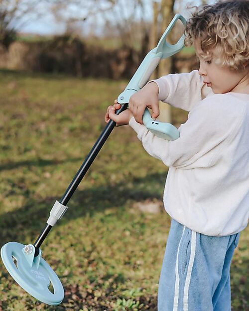 Kidywolf Metal Detector con Braccio Telescopico - Verde - Strumento di Ricerca Facile e Divertente - 6+ anni Giochi da Esterno_
