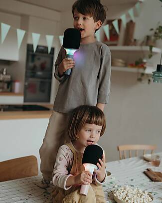 Kidywolf Microfono Tutto in Uno - Blu - Canta, Registra e Divertiti! Lettori Audio