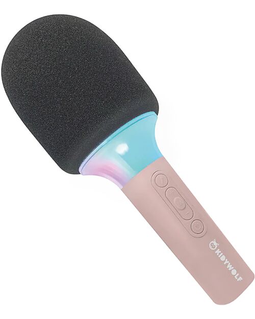 Kidywolf Microfono Tutto in Uno - Rosa - Canta, Registra e Divertiti! Lettori Audio