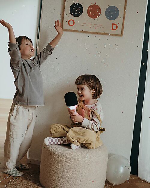 Kidywolf Microfono Tutto in Uno - Rosa - Canta, Registra e Divertiti! Lettori Audio