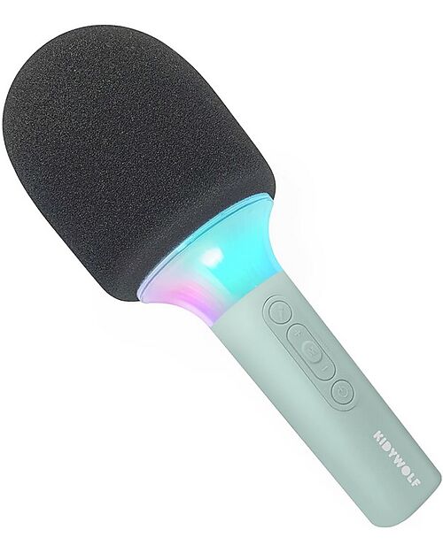 Kidywolf Microfono Tutto in Uno - Verde - Canta, Registra e Divertiti! Lettori Audio