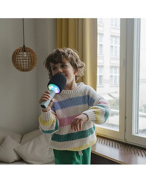 Kidywolf Microfono Tutto in Uno - Verde - Canta, Registra e Divertiti! Lettori Audio