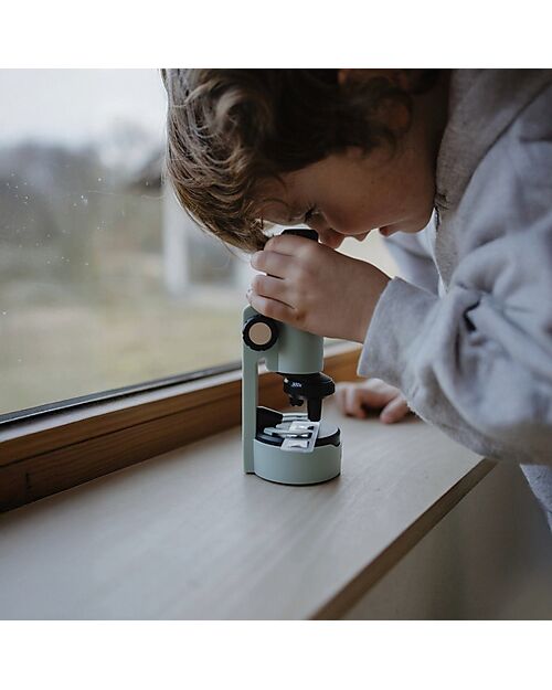 Kidywolf Microscopio Portatile - Verde - 8+ anni Giochi STEM