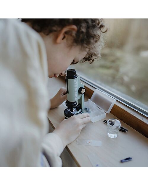 Kidywolf Microscopio Portatile - Verde - 8+ anni Giochi STEM