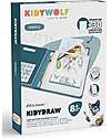 Kidywolf Pad Retroilluminato per Ricalco - Animali - Creatività e Divertimento per Bambini - 8+anni Disegnare e Colorare