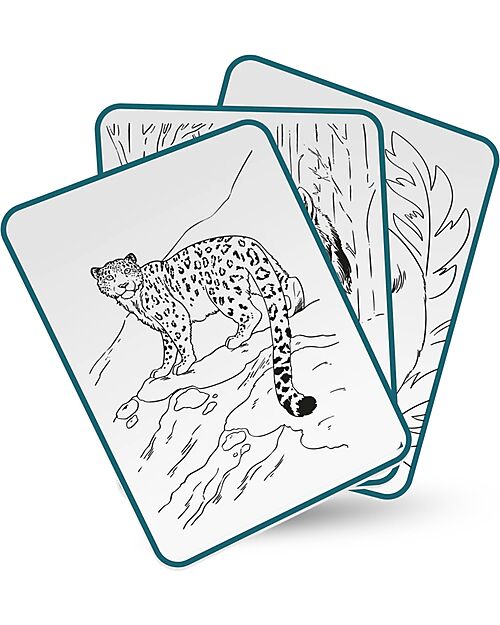 Kidywolf Pad Retroilluminato per Ricalco - Animali - Creatività e Divertimento per Bambini - 8+anni Disegnare e Colorare