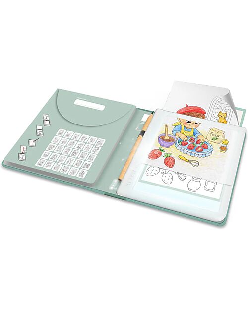 Kidywolf Pad Retroilluminato per Ricalco - Food - Creatività e Divertimento per Bambini - 6+ anni Disegnare e Colorare