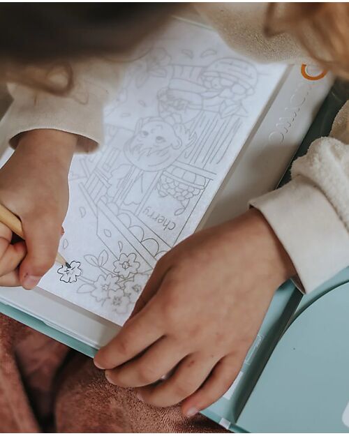 Kidywolf Pad Retroilluminato per Ricalco - Food - Creatività e Divertimento per Bambini - 6+ anni Disegnare e Colorare