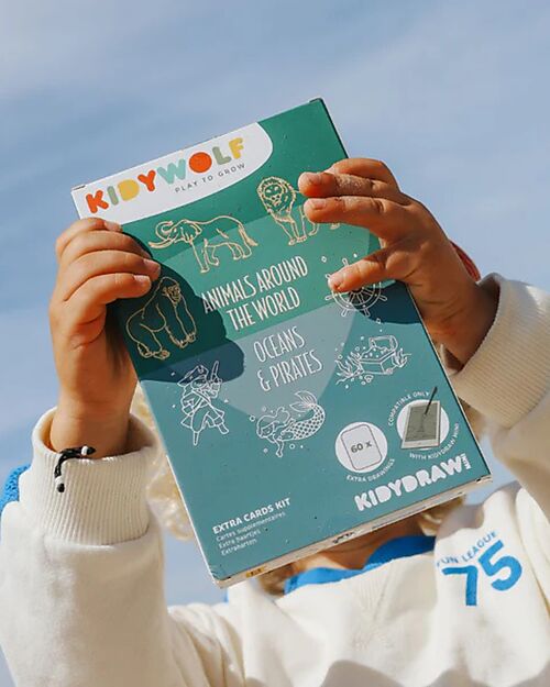 Kidywolf Ricarica per Kidydraw Mini - Animali e Pirati Disegnare e Colorare