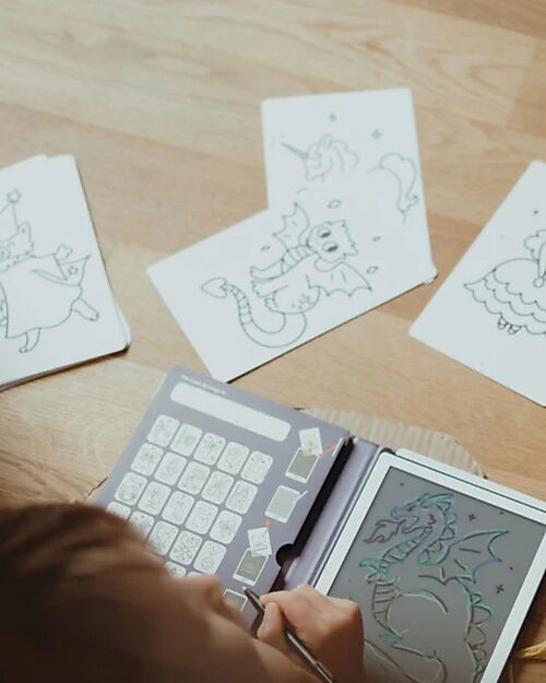 Kidywolf Ricarica per Kidydraw Mini - Fiabe e Animali Disegnare e Colorare