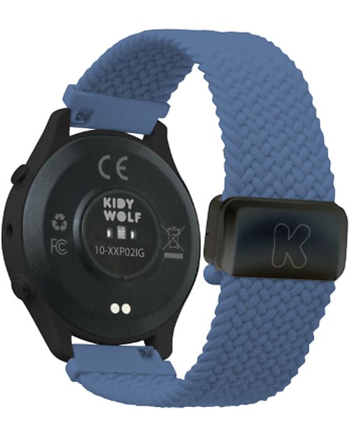 Kidywolf Smartwatch per Bambini con Monitoraggio Salute e Funzioni Smart -Blu Orologi