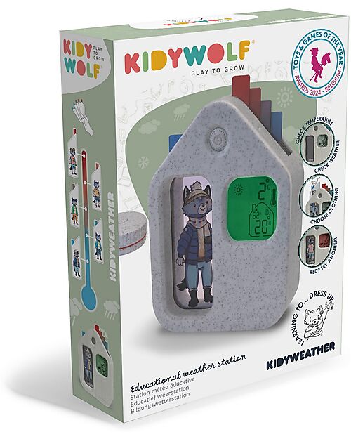 Kidywolf Stazione Metereologica Educativa - 4+ anni Giochi STEM