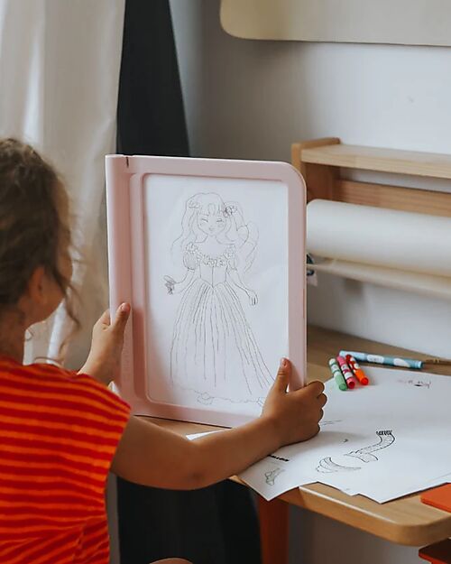 Kidywolf Tavola Luminosa per Disegno e Scrittura - Moda - Creatività e Divertimento per Bambini - 5+ anni Disegnare e Colorare