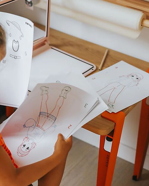 Kidywolf Tavola Luminosa per Disegno e Scrittura - Moda - Creatività e Divertimento per Bambini - 5+ anni Disegnare e Colorare