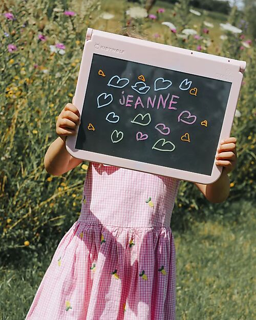 Kidywolf Tavola Luminosa per Disegno e Scrittura - Rosa - Creatività e Divertimento per Bambini - 5+ anni Disegnare e Colorare