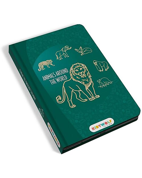 Kidywolf Tavoletta da Disegno Digitale Mini - Animali del Mondo - 4+ anni Disegnare e Colorare