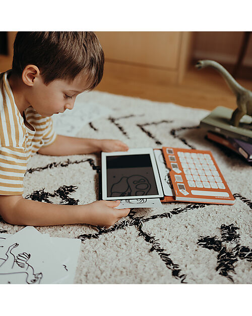 Kidywolf Tavoletta da Disegno Digitale Mini - Animali del Mondo - 4+ anni Disegnare e Colorare