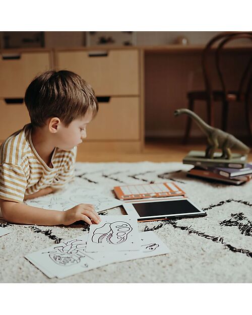 Kidywolf Tavoletta da Disegno Digitale Mini - Dinosauri - 4+ anni Disegnare e Colorare