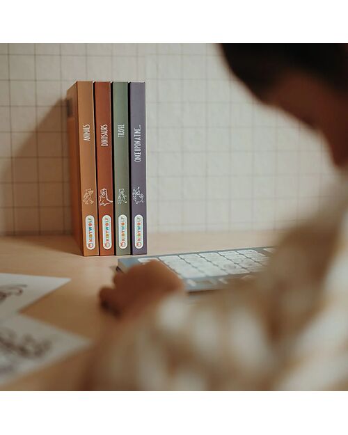 Kidywolf Tavoletta da Disegno Digitale Mini - Dinosauri - 4+ anni Disegnare e Colorare