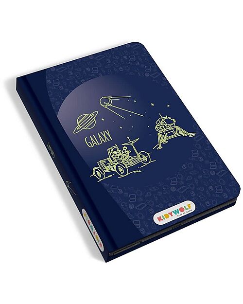 Kidywolf Tavoletta da Disegno Digitale Mini - Galassia - 4+ anni Disegnare e Colorare