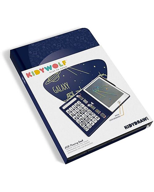 Kidywolf Tavoletta da Disegno Digitale Mini - Galassia - 4+ anni Disegnare e Colorare
