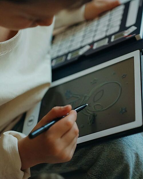 Kidywolf Tavoletta da Disegno Digitale Mini - Galassia - 4+ anni Disegnare e Colorare