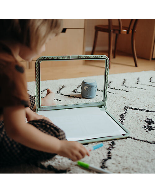 Kidywolf Tavoletta Luminosa per Disegnare e Scrivere -  Kit 4 Pennarelli al Neon - Ricarica USB-C Lavagnette