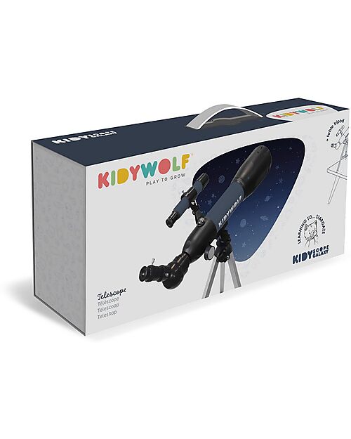 Kidywolf Telescopio con Cavalletto  - Chiaro e Preciso - 7+ anni Giochi STEM
