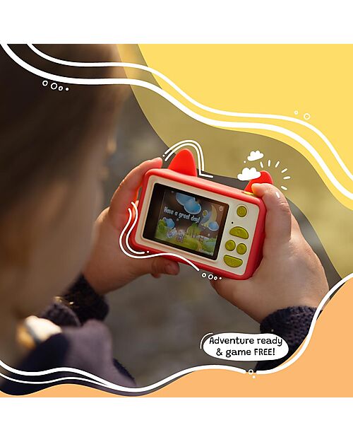 Kiimento Fotocamera Digitale Kiimento - Akito la Volpe - Foto e Video - Dai 4 Anni Macchine Fotografiche
