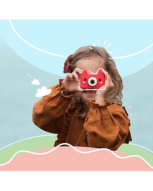 Kiimento Fotocamera Digitale Kiimento - Akito la Volpe - Foto e Video - Dai 4 Anni Macchine Fotografiche