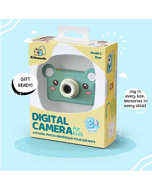 Kiimento Fotocamera Digitale Kiimento - Mikayo l'Orsetto - Foto e Video - Dai 4 Anni Macchine Fotografiche