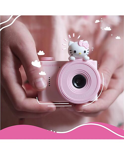 Kiimento Fotocamera Digitale Mini Kiimento - Hello Kitty - Foto e Video - Dai 3 Anni Macchine Fotografiche