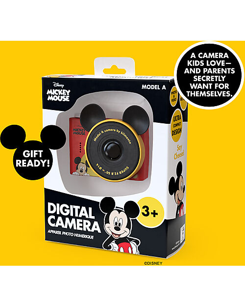 Kiimento Fotocamera Digitale Mini Kiimento - Mickey Mouse - Foto e Video - Dai 3 Anni Macchine Fotografiche