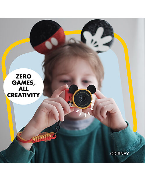 Kiimento Fotocamera Digitale Mini Kiimento - Mickey Mouse - Foto e Video - Dai 3 Anni Macchine Fotografiche